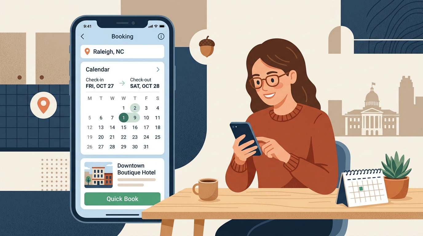 How to Book a One‑Night Stay Near Raleigh NC