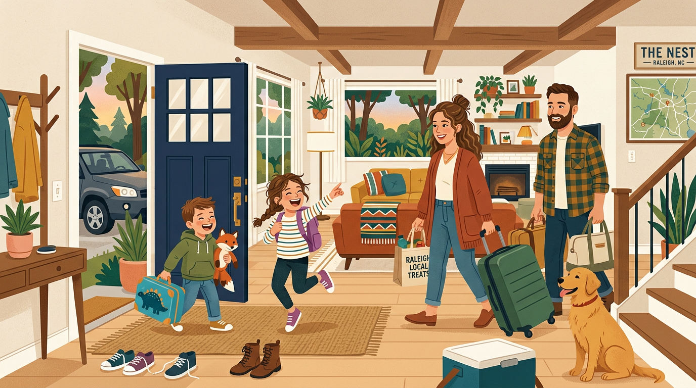 One‑Night Vacation Rental Near Raleigh for Families