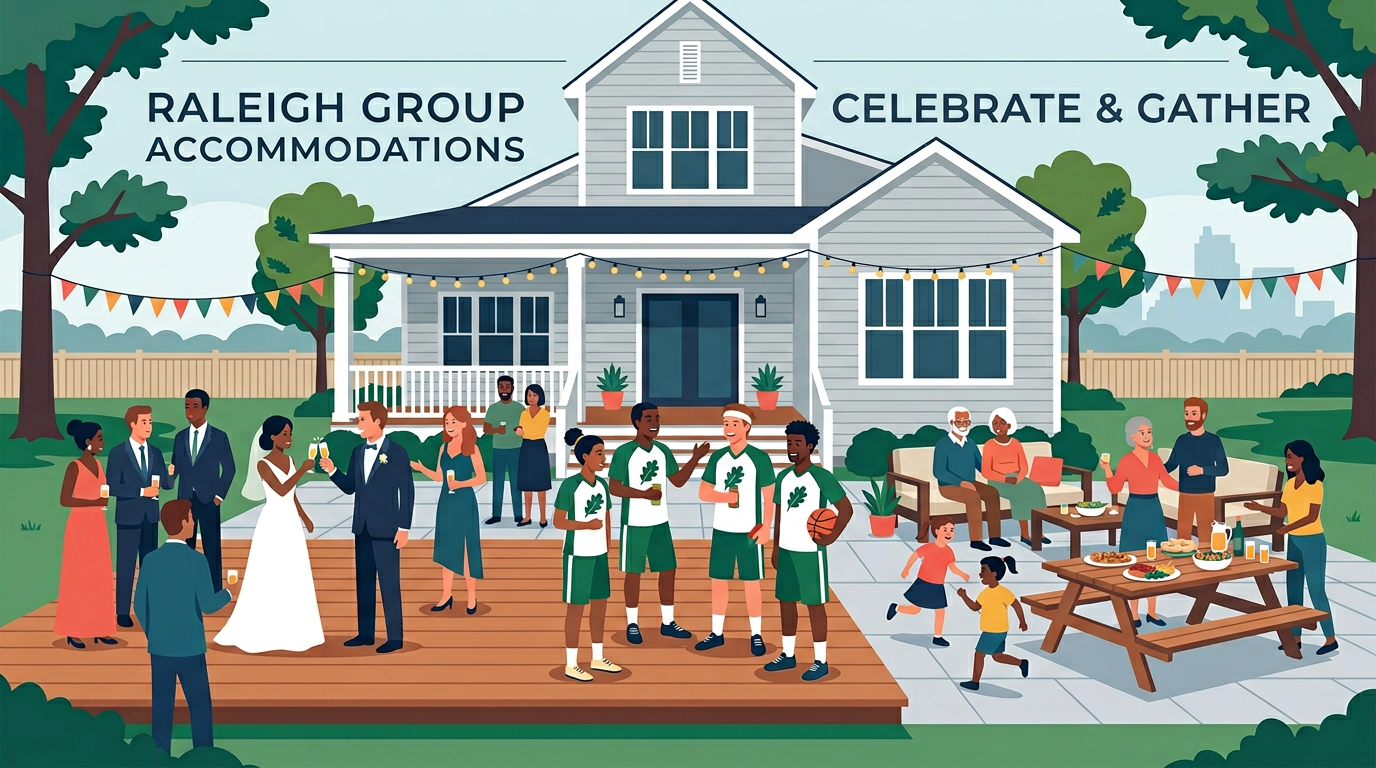 Perfect Group Accommodation Near Raleigh's Events