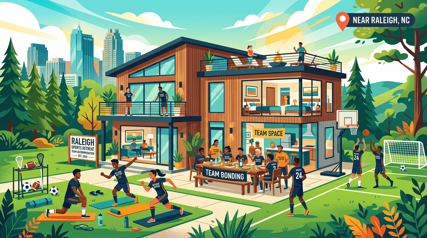 Spacious Home Rentals Near Raleigh for Sports Teams